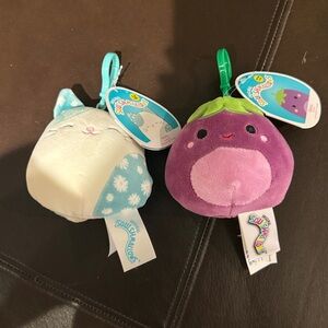 Two Pack of Squishmallow Clip-ons